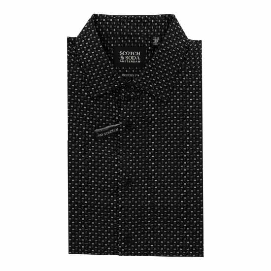 Scotch And Soda Scotch Pattern Shirt Sn99 Black/Grey Scotch And Soda Scotch Pattern Shirt Sn99 Black/Grey