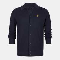 Lyle And Scott Men's Linen Knitted Long-Sleeve Plain Shirt Lyle And Scott Men's Linen Knitted Long-Sleeve Plain Shirt