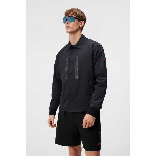 J Lindeberg Golf Shirt Черно Мъжки ризи