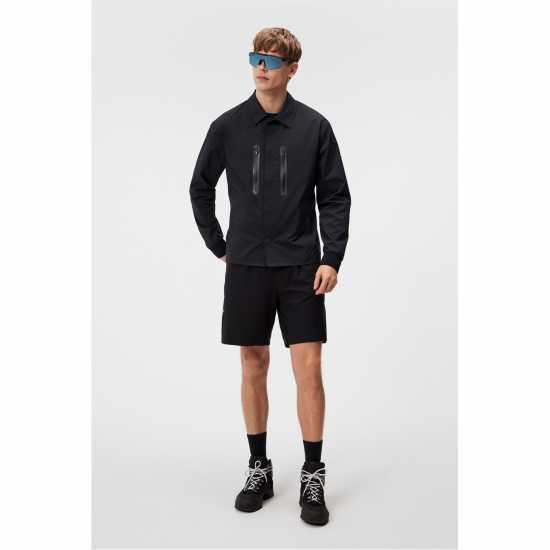 J Lindeberg Golf Shirt Черно Мъжки ризи