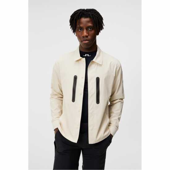 Мъжки ризи J Lindeberg Golf Shirt Бадемово мляко J Lindeberg Golf Shirt Бадемово мляко Мъжки ризи
