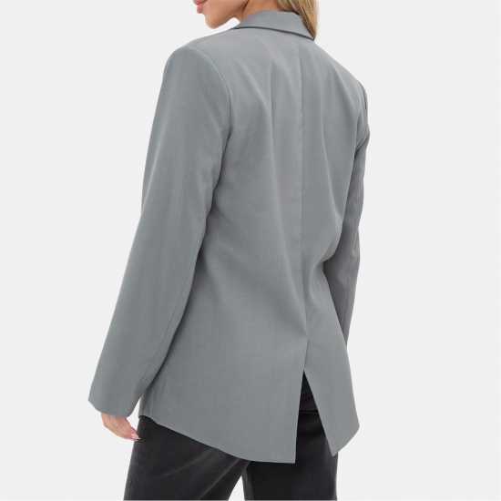 I Saw It First Soft Woven Blazer Сиво 