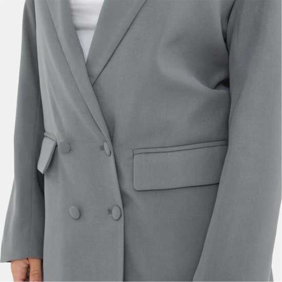 I Saw It First Soft Woven Blazer Сиво 