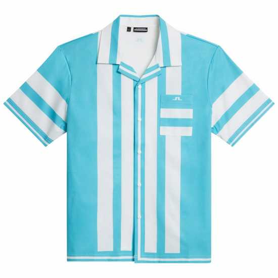 Мъжки ризи Мъжка Риза J Lindeberg Golf Will Shirt Mens Синьо Кюрасао Мъжка Риза J Lindeberg Golf Will Shirt Mens Синьо Кюрасао Мъжки ризи