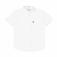 Jw Short Sleeve Oxford Shirt Juniors White Детски ризи