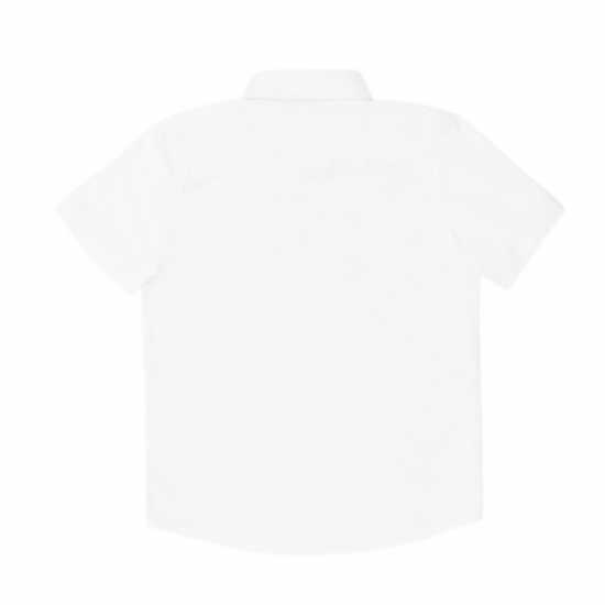 Jack Wills Jw Short Sleeve Oxford Shirt Juniors White Детски ризи