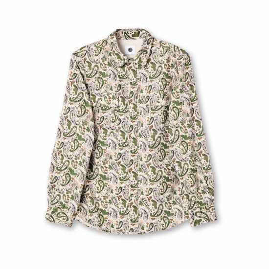 Мъжки ризи Pretty Green Риза С Дълъг Ръкав Aquarelle Paisley Long Sleeve Shirt Pretty Green Риза С Дълъг Ръкав Aquarelle Paisley Long Sleeve Shirt Мъжки ризи