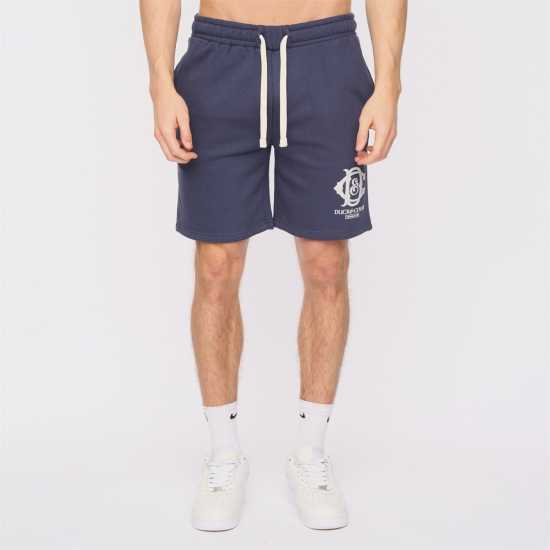 Duck and Cover Men's Randolph Tailored Shorts Blue 