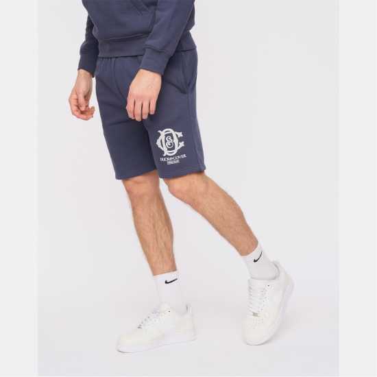 Duck and Cover Men's Randolph Tailored Shorts Blue 