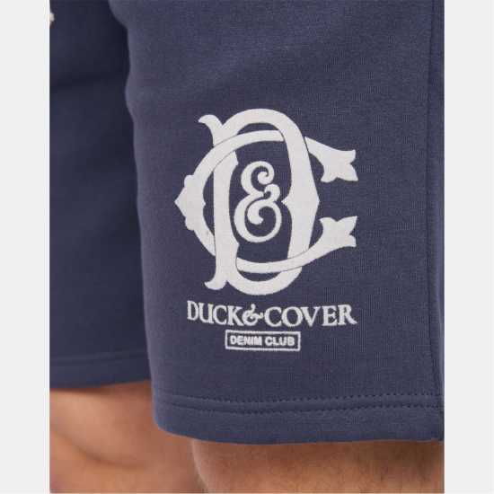 Duck and Cover Men's Randolph Tailored Shorts Blue 