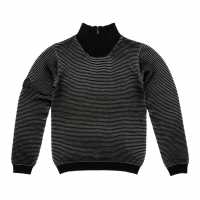 Sale Firetrap Rib Jumper Junior Boys Black/Grey Детски плетени пуловери и жилетки