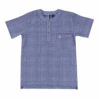 Lilly And Sid Reversible Cheque Short-Sleeve Shirt Lilly And Sid Reversible Cheque Short-Sleeve Shirt