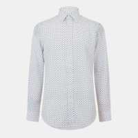 Scotch And Soda Scotch Pattern Shirt Sn99 White/Burgundy 
