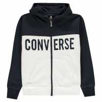 Sale Converse Block Zip Hoodie Junior Boys  Детски горнища и пуловери