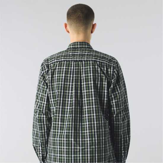 Pretty Green Карирана Дамска Риза Pelton Check Shirt  Мъжки ризи