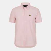 Lyle And Scott Men's Short-Sleeve Oxford Plain Shirt  