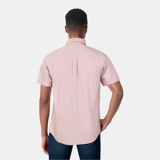 Lyle And Scott Men's Short-Sleeve Oxford Plain Shirt  