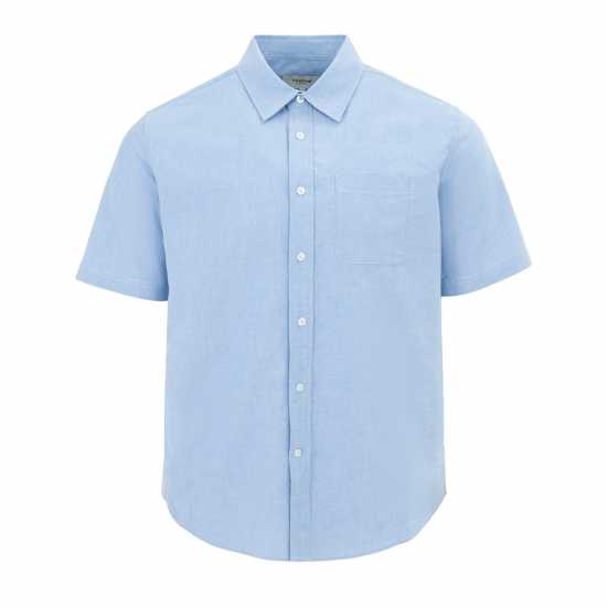 Мъжки ризи Firetrap Мъжка Риза Оксфорд Short Sleeve Oxford Shirt Mens Небесно синьо Firetrap Мъжка Риза Оксфорд Short Sleeve Oxford Shirt Mens Небесно синьо Мъжки ризи
