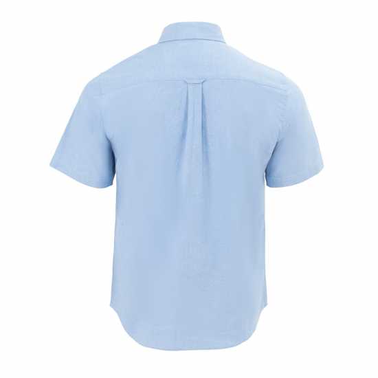 Мъжки ризи Firetrap Мъжка Риза Оксфорд Short Sleeve Oxford Shirt Mens Небесно синьо Firetrap Мъжка Риза Оксфорд Short Sleeve Oxford Shirt Mens Небесно синьо Мъжки ризи