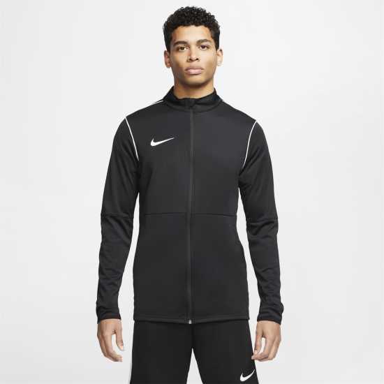 Nike Dri-Fit Park Men'S Knit Soccer Track Jacket Fleece Mens Черно/Бяло Мъжки полар