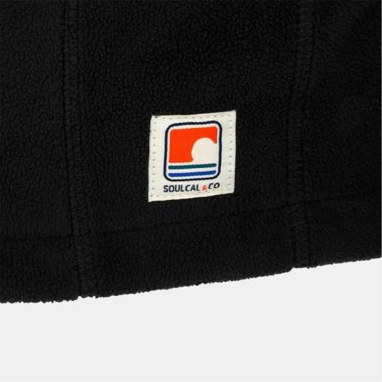 Soulcal Мъжко Яке Полар Cal Fleece Jacket Mens Black Мъжки полар