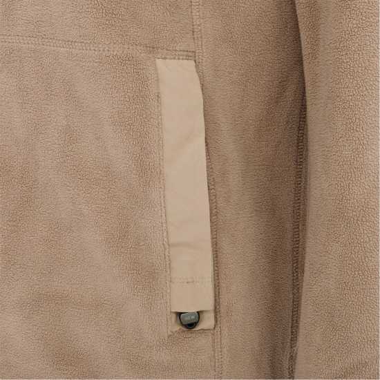 Soulcal Мъжко Яке Полар Cal Fleece Jacket Mens Beige Мъжки полар