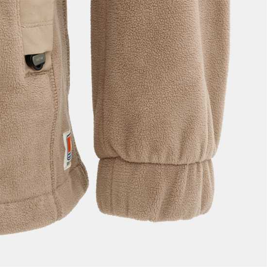 Soulcal Мъжко Яке Полар Cal Fleece Jacket Mens Beige Мъжки полар