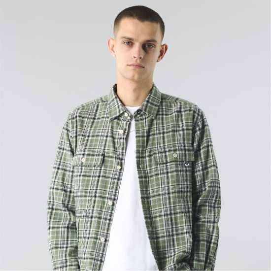 Pretty Green Карирана Дамска Риза Thornley Check Shirt  Мъжки ризи