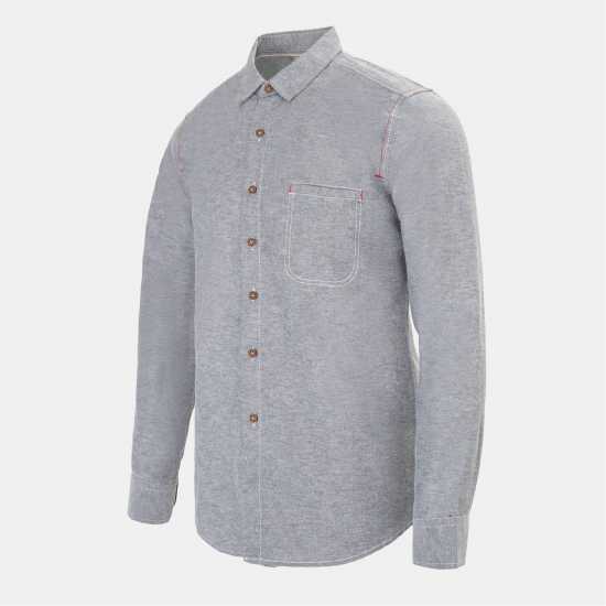 Firetrap Plain Shirt Grey 