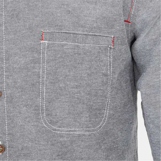 Firetrap Plain Shirt Grey 
