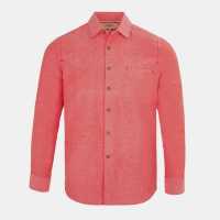 Firetrap Plain Shirt Red Firetrap Plain Shirt Red