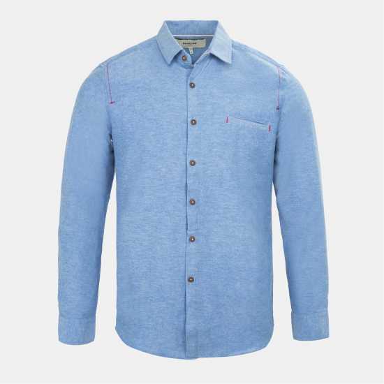 Firetrap Plain Shirt Light Blue 