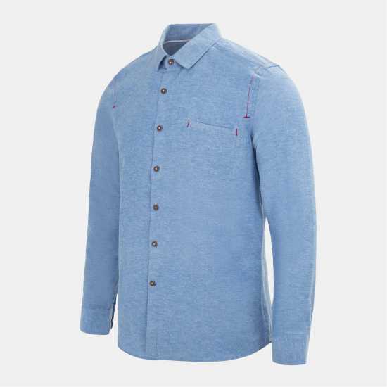 Firetrap Plain Shirt Light Blue 