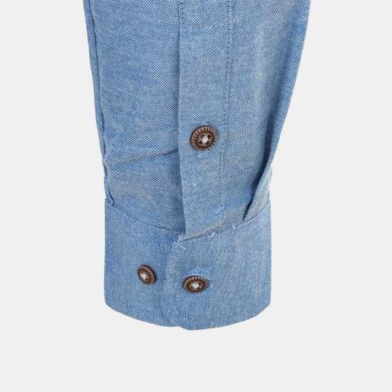 Firetrap Plain Shirt Light Blue 