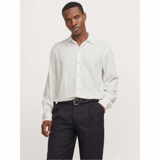 Jack Jacquard L/s Sh Sn99 White 