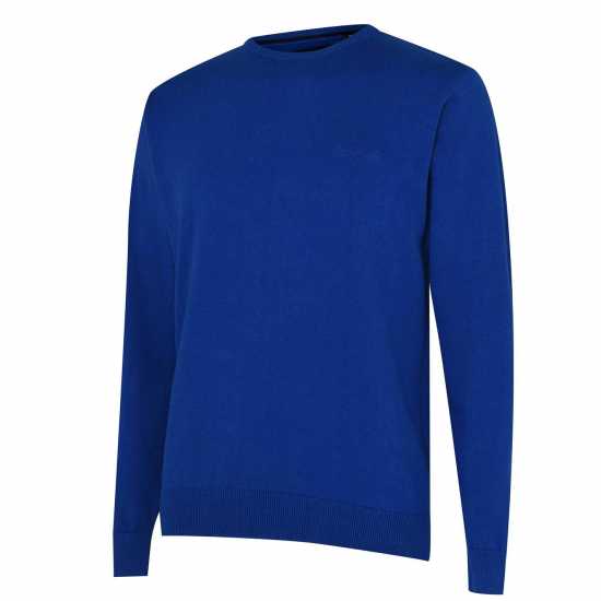 Мъжки пуловери и жилетки Pierre Cardin Плетен Мъжки Пуловер Crew Knit Jumper Mens Blue Pierre Cardin Плетен Мъжки Пуловер Crew Knit Jumper Mens Blue Мъжки пуловери и жилетки