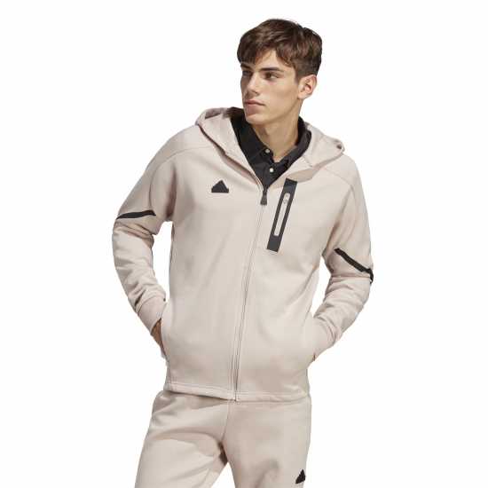 Adidas Gameday Full Zip Hoodie Mens  