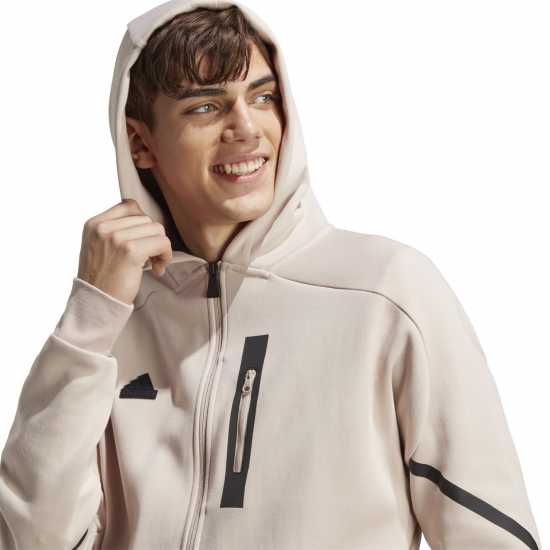 Adidas Gameday Full Zip Hoodie Mens  