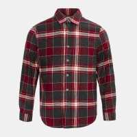 Firetrap Мъжка Риза Pattern Shirt Mens Black/Red 