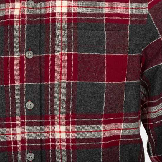 Firetrap Мъжка Риза Pattern Shirt Mens Black/Red 