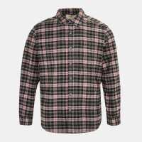 Firetrap Мъжка Риза Pattern Shirt Mens Black/Grey 