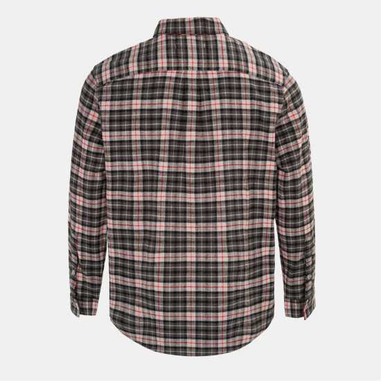Firetrap Мъжка Риза Pattern Shirt Mens Black/Grey Firetrap Мъжка Риза Pattern Shirt Mens Black/Grey