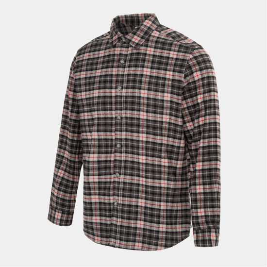 Firetrap Мъжка Риза Pattern Shirt Mens Black/Grey Firetrap Мъжка Риза Pattern Shirt Mens Black/Grey