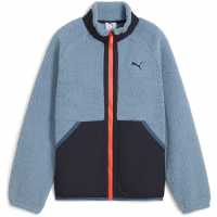 Puma Unisex Kids' Hybrid Sherpa Full Zip Fleece Puma Unisex Kids' Hybrid Sherpa Full Zip Fleece