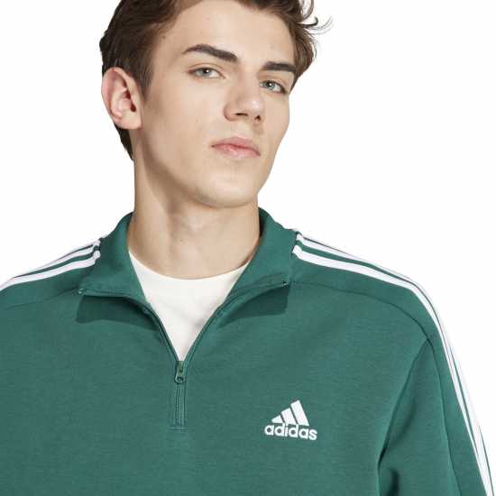 Мъжки полар Adidas Мъжко Горнище С Цип 3 Stripe Zip Top Mens Зелено Adidas Мъжко Горнище С Цип 3 Stripe Zip Top Mens Зелено Мъжки полар