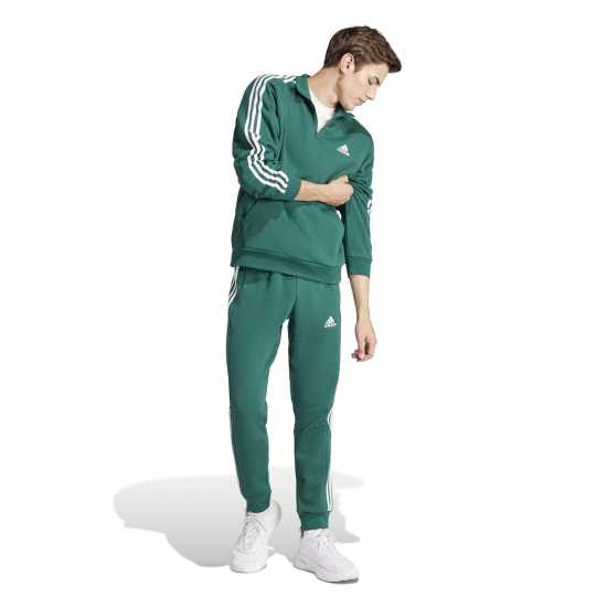 Мъжки полар Adidas Мъжко Горнище С Цип 3 Stripe Zip Top Mens Зелено Adidas Мъжко Горнище С Цип 3 Stripe Zip Top Mens Зелено Мъжки полар