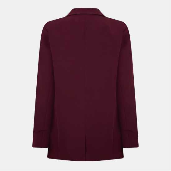 Pieces Wool Blazer Вино Грозе 