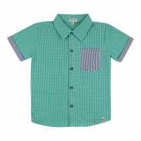 Lilly And Sid Gingham Short-Sleeve Shirt Lilly And Sid Gingham Short-Sleeve Shirt