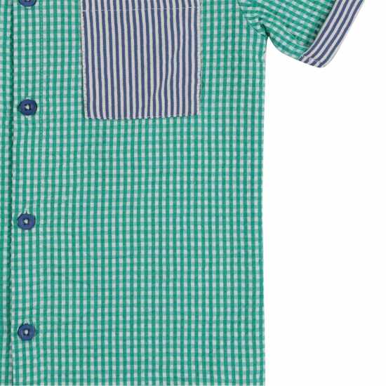 Lilly And Sid Gingham Short-Sleeve Shirt Lilly And Sid Gingham Short-Sleeve Shirt