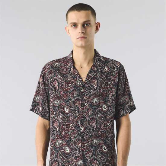 Мъжки ризи Pretty Green Мъжка Риза Feltham Paisley Shirt Pretty Green Мъжка Риза Feltham Paisley Shirt Мъжки ризи